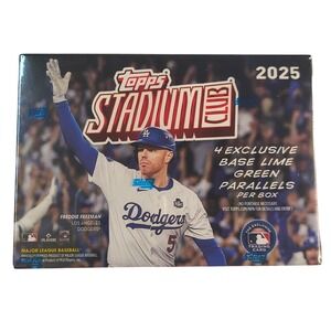 2025 Topps Stadium Club Baseball Value Box Sealed Lime Green Parallels MLB NEW